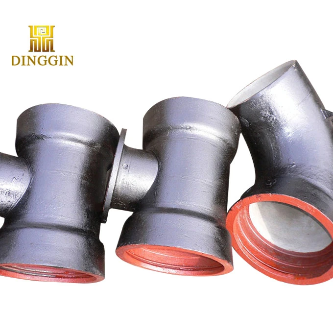 Awwa C110 Cement Lined Ductile Iron Pipe Fittings DN80-DN2600