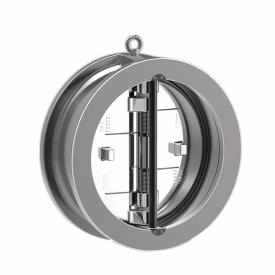 Norme ANSI fabriquée en Chine en acier inoxydable avec clapet anti-retour à double plaque et plaquette
